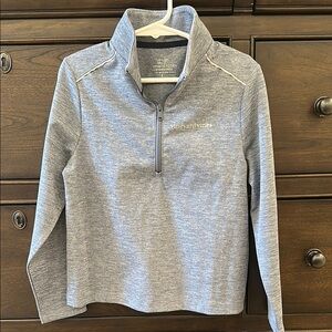 Boys Vineyard Vines Performance Blue Quarter-Zip Pullover